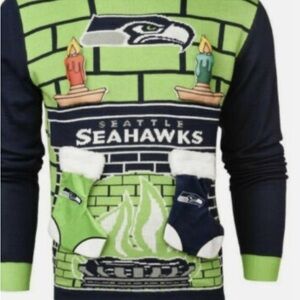 Seattle Seahawks Festive Christmas Sweater